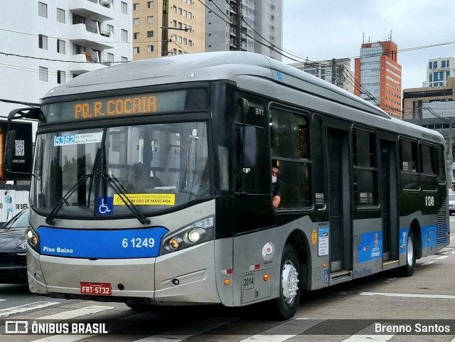 Viação Grajaú S.A. 6 1249 na cidade de São Paulo, São Paulo, Brasil, por Brenno Santos. Número da foto: #12183175.