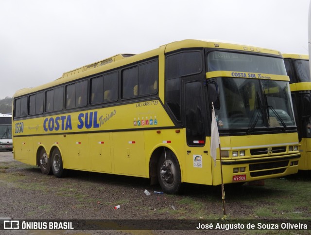 Costa Sul Turismo 1550 na cidade de Aparecida, São Paulo, Brasil, por José Augusto de Souza Oliveira. Número da foto: #12183543.