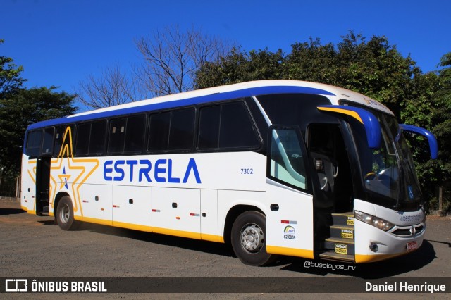 Viação Estrela 7302 na cidade de Rio Verde, Goiás, Brasil, por Daniel Henrique. Número da foto: #12184439.