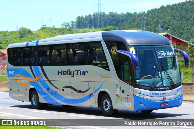 Helly Tur 6900 na cidade de Aparecida, São Paulo, Brasil, por Paulo Henrique Pereira Borges. Número da foto: #12184551.