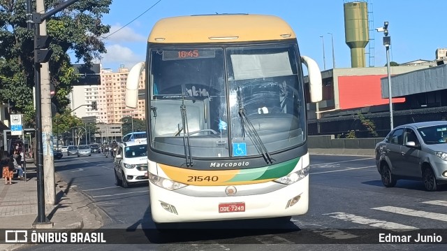 Empresa Gontijo de Transportes 21540 na cidade de Belo Horizonte, Minas Gerais, Brasil, por Edmar Junio. Número da foto: #12183829.