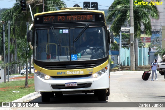HP Transportes Coletivos 20428 na cidade de Goiânia, Goiás, Brasil, por Carlos Júnior. Número da foto: #12184881.