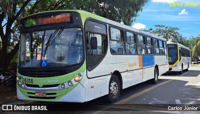 HP Transportes Coletivos 20318 na cidade de Goiânia, Goiás, Brasil, por Carlos Júnior. Número da foto: #12184819.