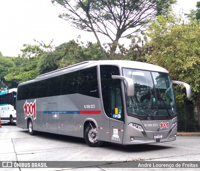 Auto Viação 1001 RJ 108.1223 na cidade de São Paulo, São Paulo, Brasil, por André Lourenço de Freitas. Número da foto: #12184233.