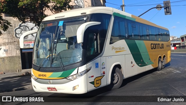 Empresa Gontijo de Transportes 18495 na cidade de Belo Horizonte, Minas Gerais, Brasil, por Edmar Junio. Número da foto: #12183777.