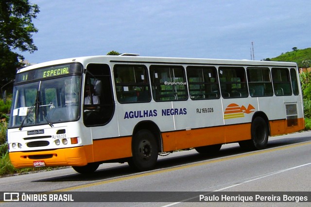 Viação Agulhas Negras RJ 169.028 na cidade de Barra do Piraí, Rio de Janeiro, Brasil, por Paulo Henrique Pereira Borges. Número da foto: #12183591.