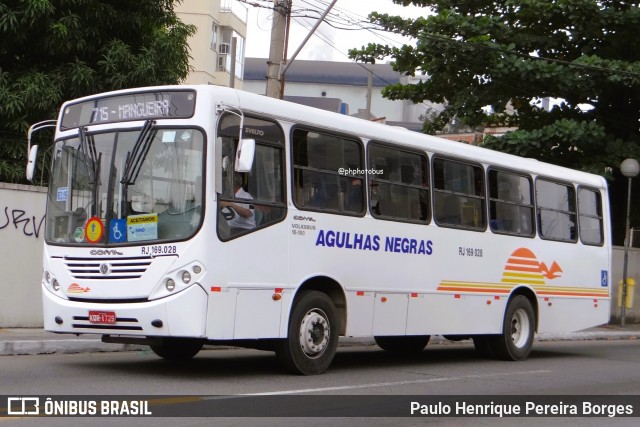 Viação Agulhas Negras RJ 169.028 na cidade de Volta Redonda, Rio de Janeiro, Brasil, por Paulo Henrique Pereira Borges. Número da foto: #12183596.