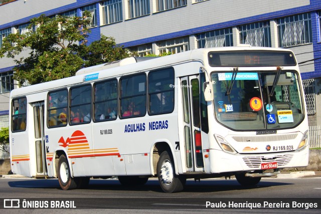 Viação Agulhas Negras RJ 169.028 na cidade de Volta Redonda, Rio de Janeiro, Brasil, por Paulo Henrique Pereira Borges. Número da foto: #12183600.