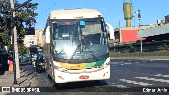 Empresa Gontijo de Transportes 18495 na cidade de Belo Horizonte, Minas Gerais, Brasil, por Edmar Junio. Número da foto: #12183774.