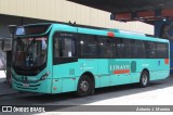 Linave Transportes RJ 146.081 na cidade de Nova Iguaçu, Rio de Janeiro, Brasil, por Antonio J. Moreira. Número da foto: #:id.
