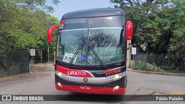 Lirabus 14061 na cidade de São Paulo, São Paulo, Brasil, por Fábio Paixão. Número da foto: #12141873.