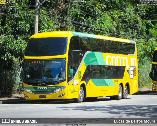 Empresa Gontijo de Transportes 23005 na cidade de Belo Horizonte, Minas Gerais, Brasil, por Lucas de Barros Moura. Número da foto: #12142087.