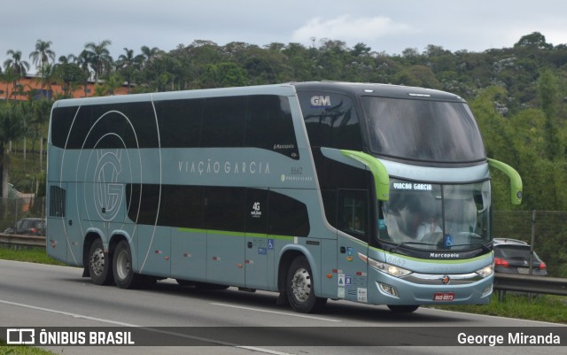 Viação Garcia 8662 na cidade de Santa Isabel, São Paulo, Brasil, por George Miranda. Número da foto: #12143512.