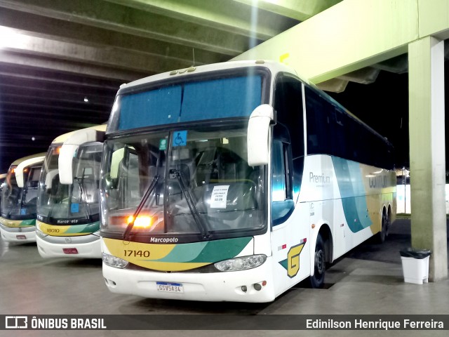 Empresa Gontijo de Transportes 17140 na cidade de Araxá, Minas Gerais, Brasil, por Edinilson Henrique Ferreira. Número da foto: #12143682.