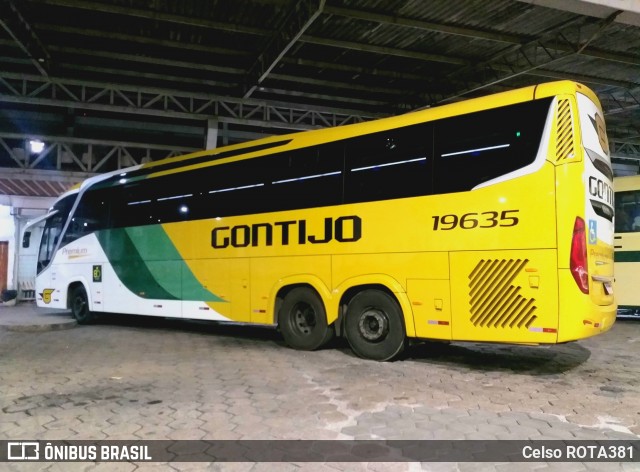 Empresa Gontijo de Transportes 19635 na cidade de Ipatinga, Minas Gerais, Brasil, por Celso ROTA381. Número da foto: #12143178.