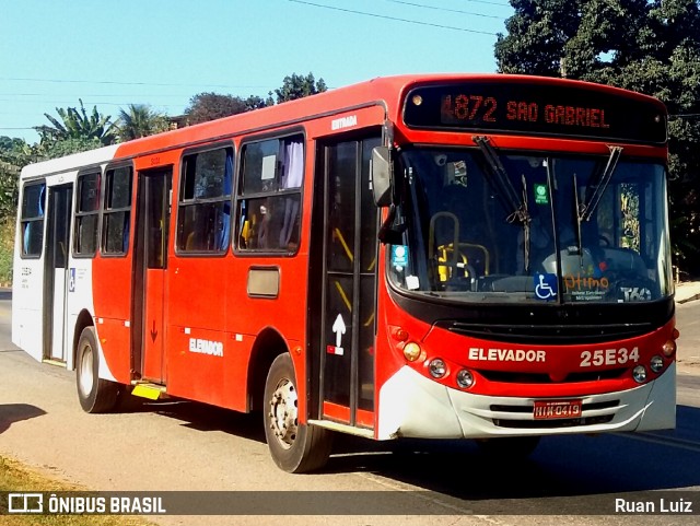 Companhia Coordenadas de Transportes 25E34 na cidade de Santa Luzia, Minas Gerais, Brasil, por Ruan Luiz. Número da foto: #12142524.