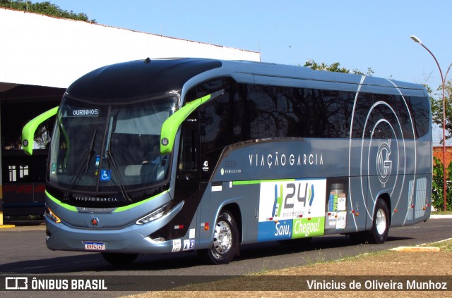 Viação Garcia 82038 na cidade de Ourinhos, São Paulo, Brasil, por Vinicius de Oliveira Munhoz. Número da foto: #12143645.