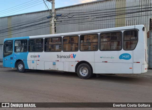 Serramar Transporte Coletivo 14187 na cidade de Cariacica, Espírito Santo, Brasil, por Everton Costa Goltara. Número da foto: #12142501.