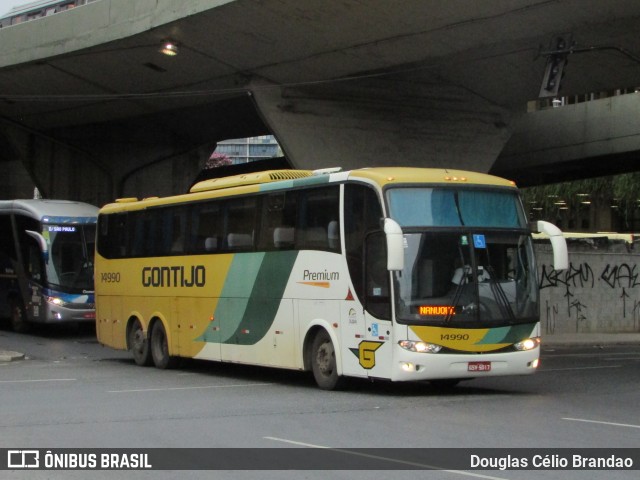 Empresa Gontijo de Transportes 14990 na cidade de Belo Horizonte, Minas Gerais, Brasil, por Douglas Célio Brandao. Número da foto: #12143721.