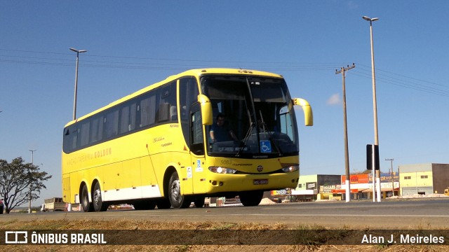 Viação Itapemirim 5083 na cidade de Luziânia, Goiás, Brasil, por Alan J. Meireles. Número da foto: #12142558.