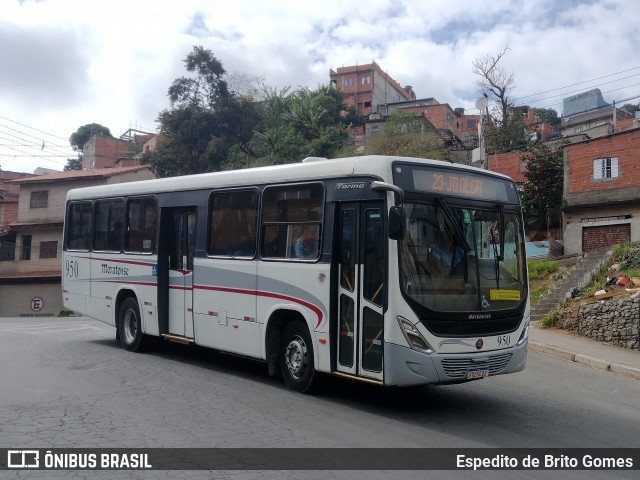 Auto Ônibus Moratense 950 na cidade de Francisco Morato, São Paulo, Brasil, por Espedito de Brito Gomes. Número da foto: #12141852.