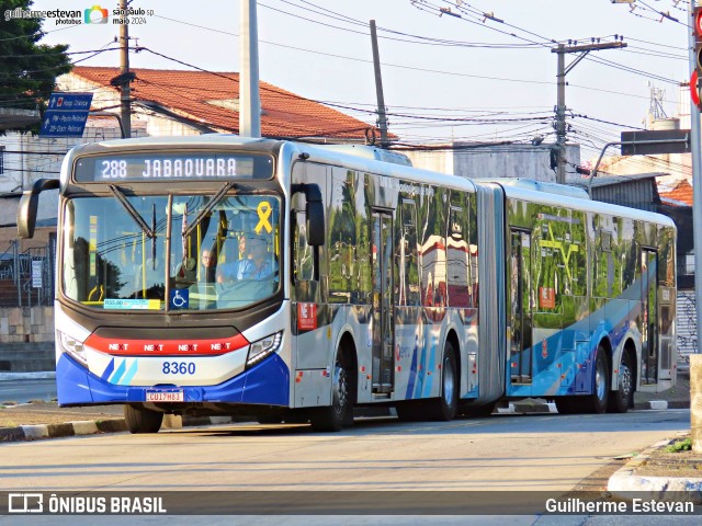Next Mobilidade - ABC Sistema de Transporte 8360 na cidade de São Paulo, São Paulo, Brasil, por Guilherme Estevan. Número da foto: #12143949.
