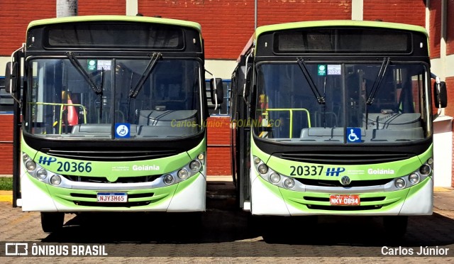 HP Transportes Coletivos 20366 na cidade de Goiânia, Goiás, Brasil, por Carlos Júnior. Número da foto: #12143255.