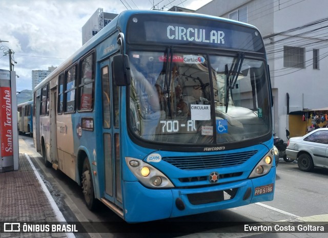 Viação Satélite 25405 na cidade de Cariacica, Espírito Santo, Brasil, por Everton Costa Goltara. Número da foto: #12142509.