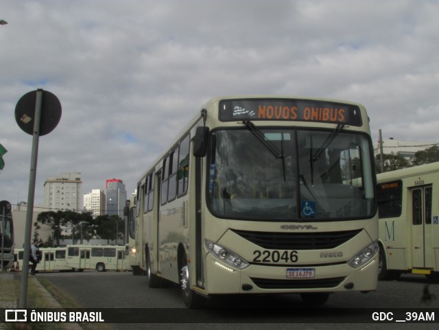 Empresa de Ônibus Campo Largo 22046 na cidade de Curitiba, Paraná, Brasil, por GDC __39AM. Número da foto: #12141749.