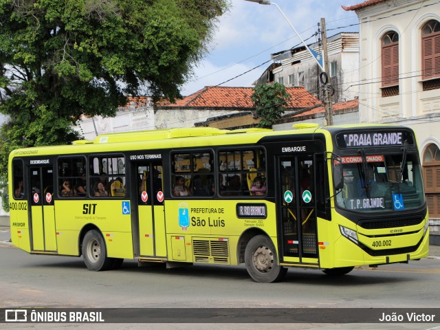 Viação Primor 400.002 na cidade de São Luís, Maranhão, Brasil, por João Victor. Número da foto: #12144117.