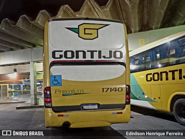 Empresa Gontijo de Transportes 17140 na cidade de Araxá, Minas Gerais, Brasil, por Edinilson Henrique Ferreira. Número da foto: #12143689.