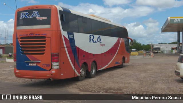 R.A. Viagens 7700 na cidade de Santa Inês, Maranhão, Brasil, por Miqueias Pereira Sousa. Número da foto: #12142611.