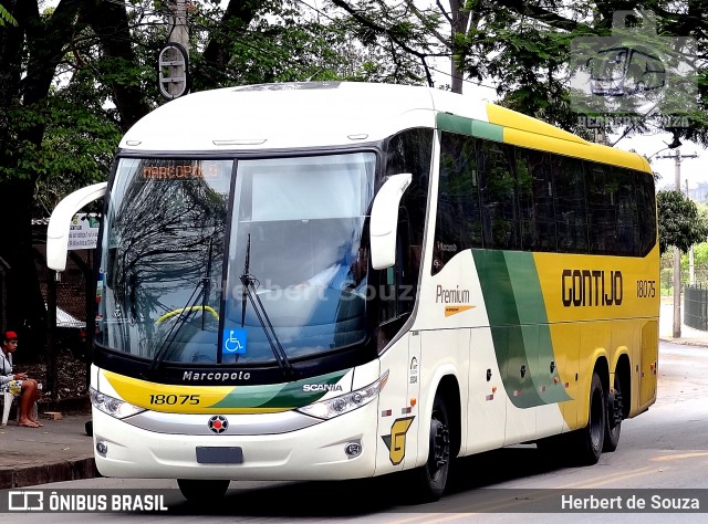 Empresa Gontijo de Transportes 18075 na cidade de Belo Horizonte, Minas Gerais, Brasil, por Herbert de Souza. Número da foto: #12143703.