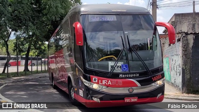 Lirabus 14065 na cidade de São Paulo, São Paulo, Brasil, por Fábio Paixão. Número da foto: #12141877.