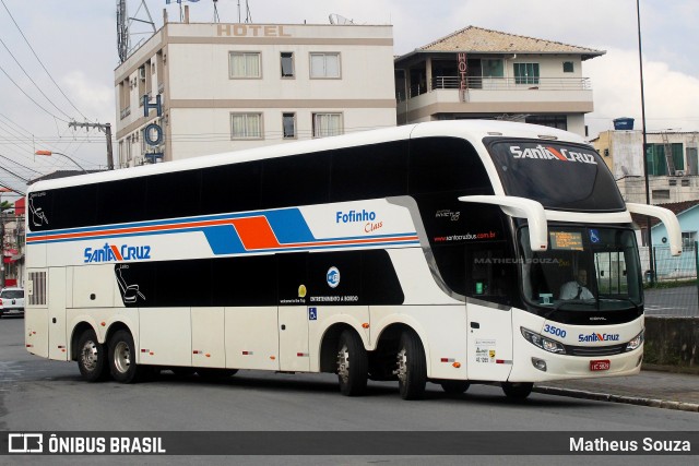 VUSC - Viação União Santa Cruz 3500 na cidade de Balneário Camboriú, Santa Catarina, Brasil, por Matheus Souza. Número da foto: #12144136.