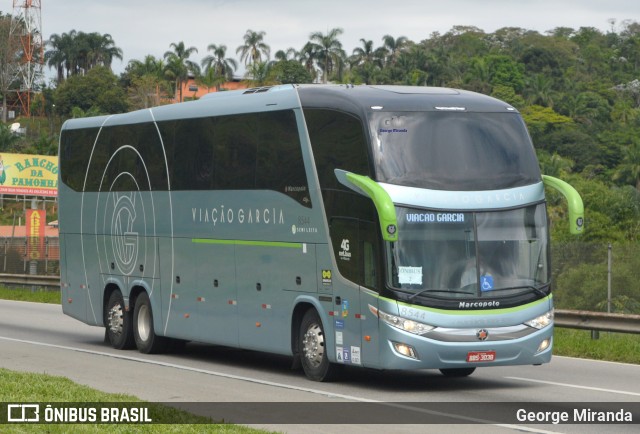 Viação Garcia 8544 na cidade de Santa Isabel, São Paulo, Brasil, por George Miranda. Número da foto: #12143420.