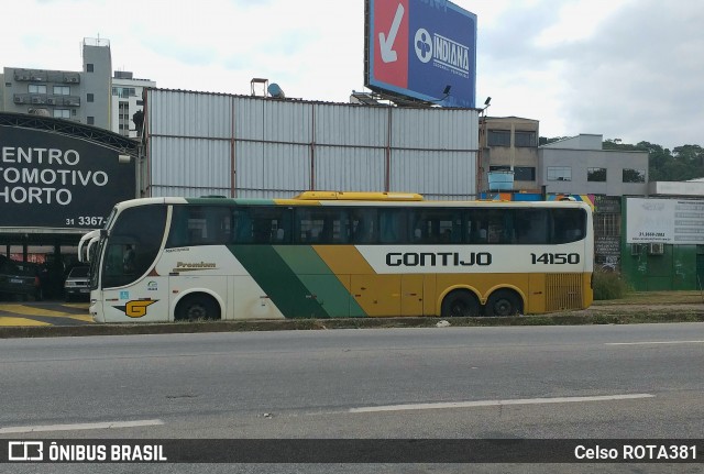 Empresa Gontijo de Transportes 14150 na cidade de Ipatinga, Minas Gerais, Brasil, por Celso ROTA381. Número da foto: #12142035.