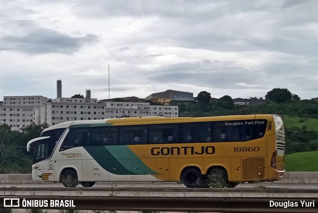 Empresa Gontijo de Transportes 18860 na cidade de Contagem, Minas Gerais, Brasil, por Douglas Yuri. Número da foto: #12142718.
