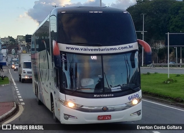 Vai-Vem Turismo 6600 na cidade de Cariacica, Espírito Santo, Brasil, por Everton Costa Goltara. Número da foto: #12142515.