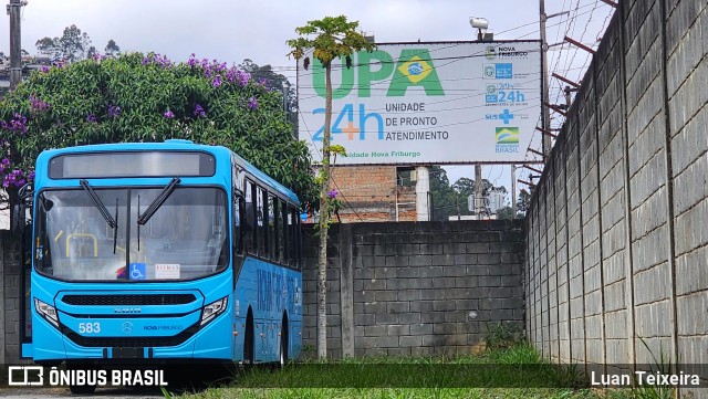 FAOL - Friburgo Auto Ônibus 583 na cidade de Nova Friburgo, Rio de Janeiro, Brasil, por Luan Teixeira. Número da foto: #12142458.