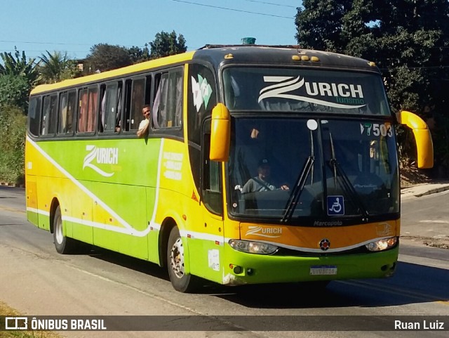 Zurich Turismo 7503 na cidade de Santa Luzia, Minas Gerais, Brasil, por Ruan Luiz. Número da foto: #12142500.