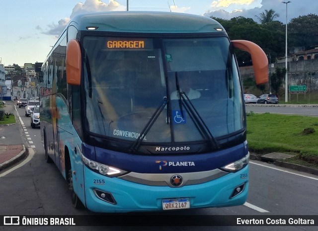 Planeta Transportes Rodoviários 2155 na cidade de Cariacica, Espírito Santo, Brasil, por Everton Costa Goltara. Número da foto: #12142510.