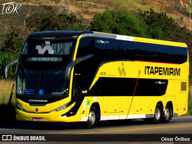 Viação Nova Itapemirim 40176 na cidade de Belo Horizonte, Minas Gerais, Brasil, por César Ônibus. Número da foto: #12143791.
