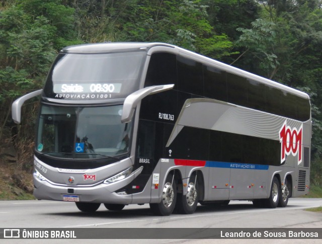 Auto Viação 1001 RJ 108.763 na cidade de Paracambi, Rio de Janeiro, Brasil, por Leandro de Sousa Barbosa. Número da foto: #12143316.