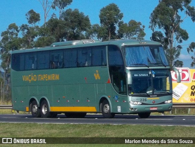 Viação Itapemirim 226 na cidade de Seropédica, Rio de Janeiro, Brasil, por Marlon Mendes da Silva Souza. Número da foto: #12142093.