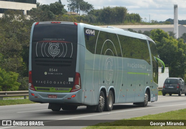 Viação Garcia 8544 na cidade de Santa Isabel, São Paulo, Brasil, por George Miranda. Número da foto: #12143422.