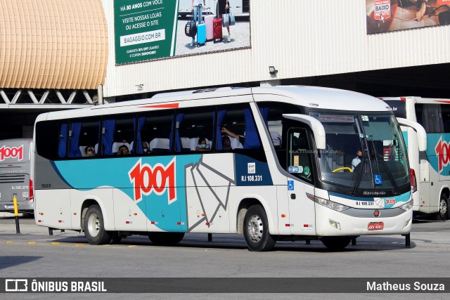 Auto Viação 1001 RJ 108.331 na cidade de Rio de Janeiro, Rio de Janeiro, Brasil, por Matheus Souza. Número da foto: #12187209.