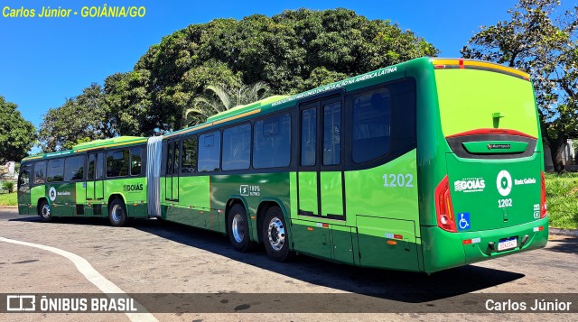 Metrobus 1202 na cidade de Goiânia, Goiás, Brasil, por Carlos Júnior. Número da foto: #12185412.