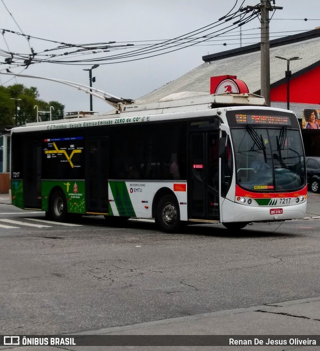 Metra - Sistema Metropolitano de Transporte 7217 na cidade de São Paulo, São Paulo, Brasil, por Renan De Jesus Oliveira. Número da foto: #12185188.