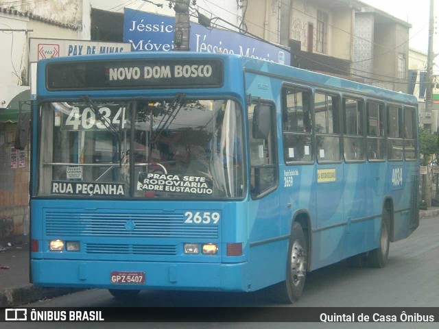 Viação Euclásio 2659 na cidade de Belo Horizonte, Minas Gerais, Brasil, por Quintal de Casa Ônibus. Número da foto: #12186035.